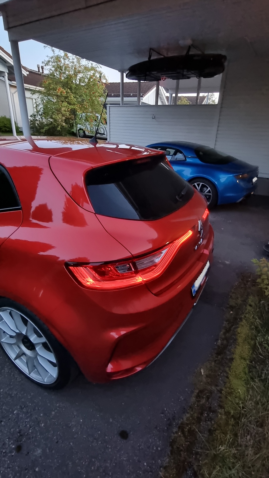 Alpine A110 and Renault Megane RS 280