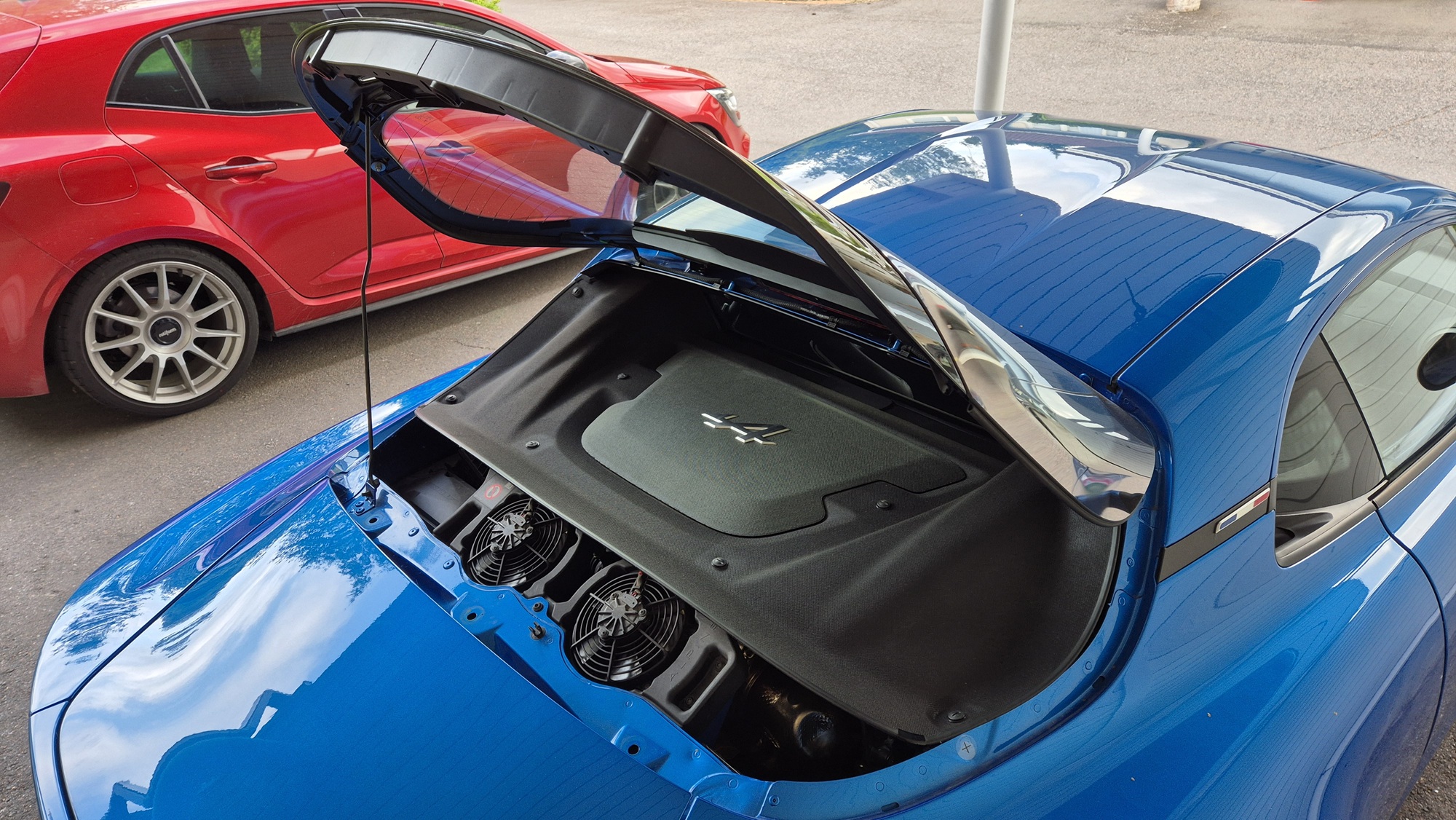 2022 Alpine A110 engine bay