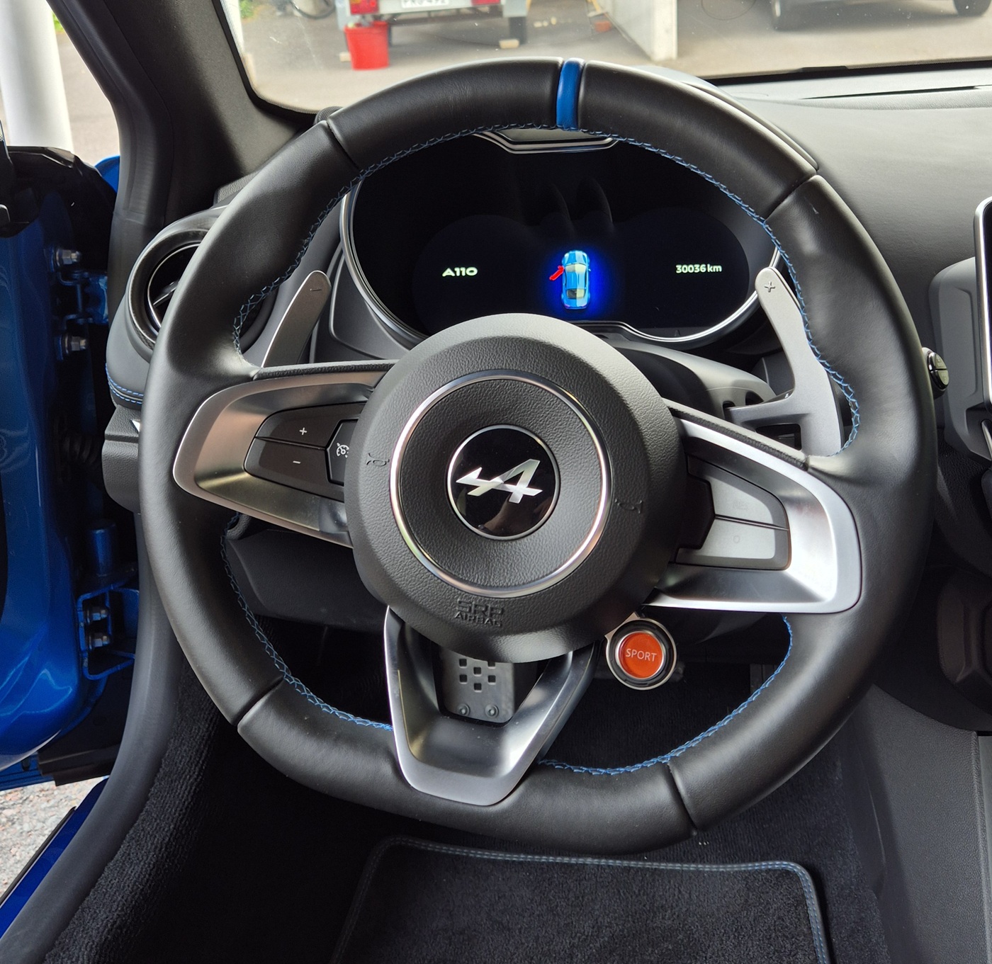 2022 Alpine A110 steering wheel