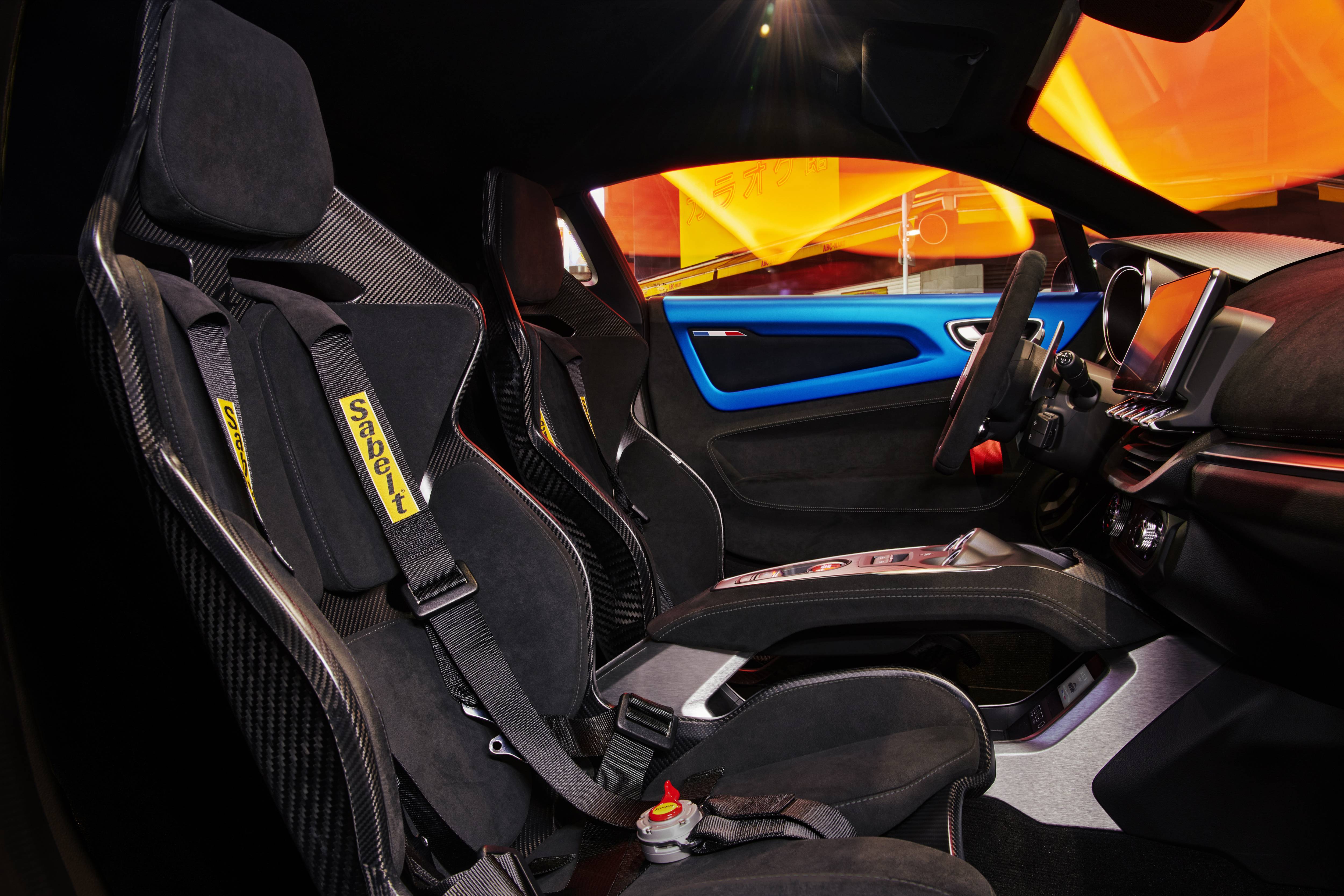 2022 Alpine A110 R interior